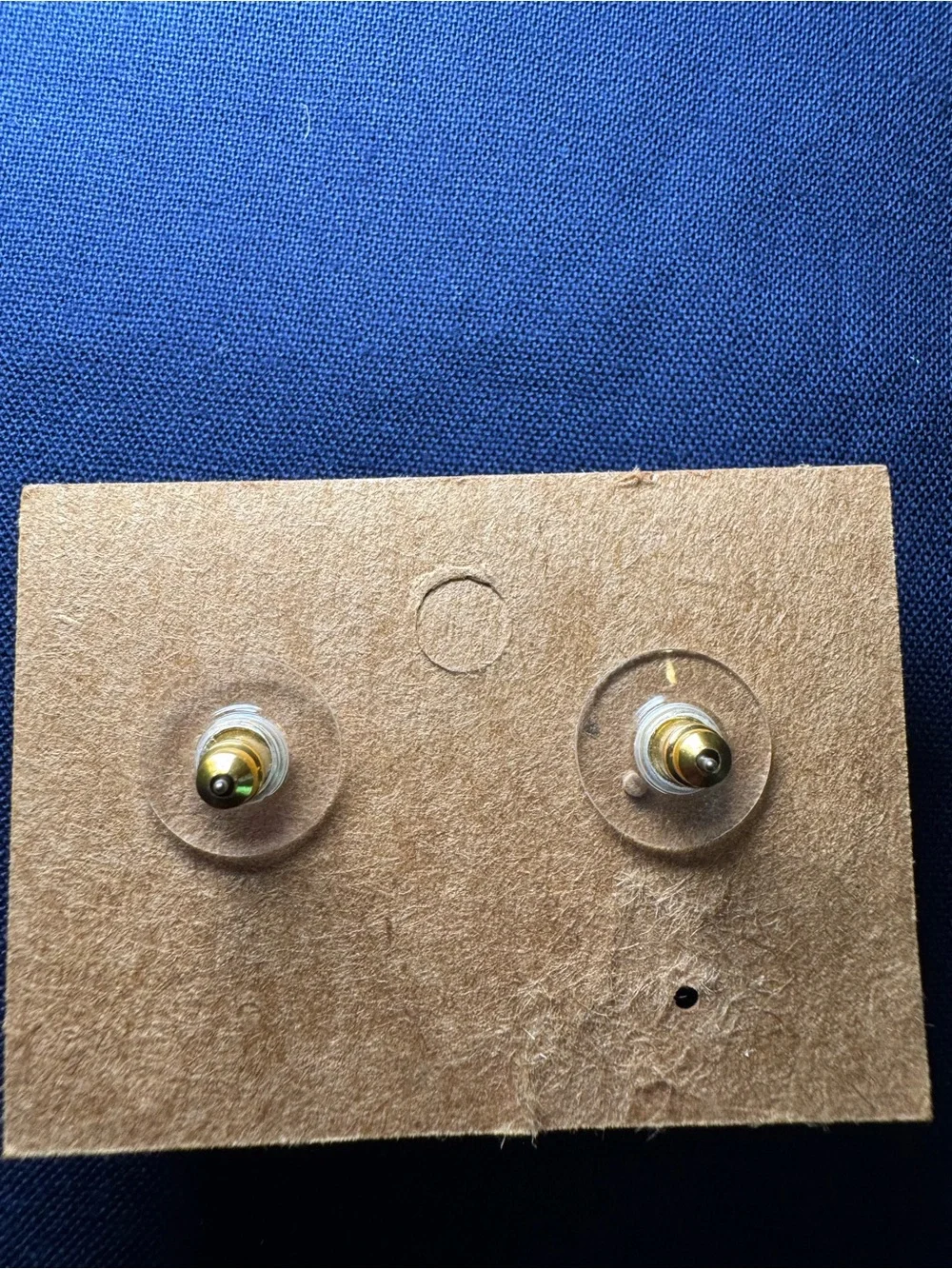 Pearl Flower Stud Earrings with Green Center